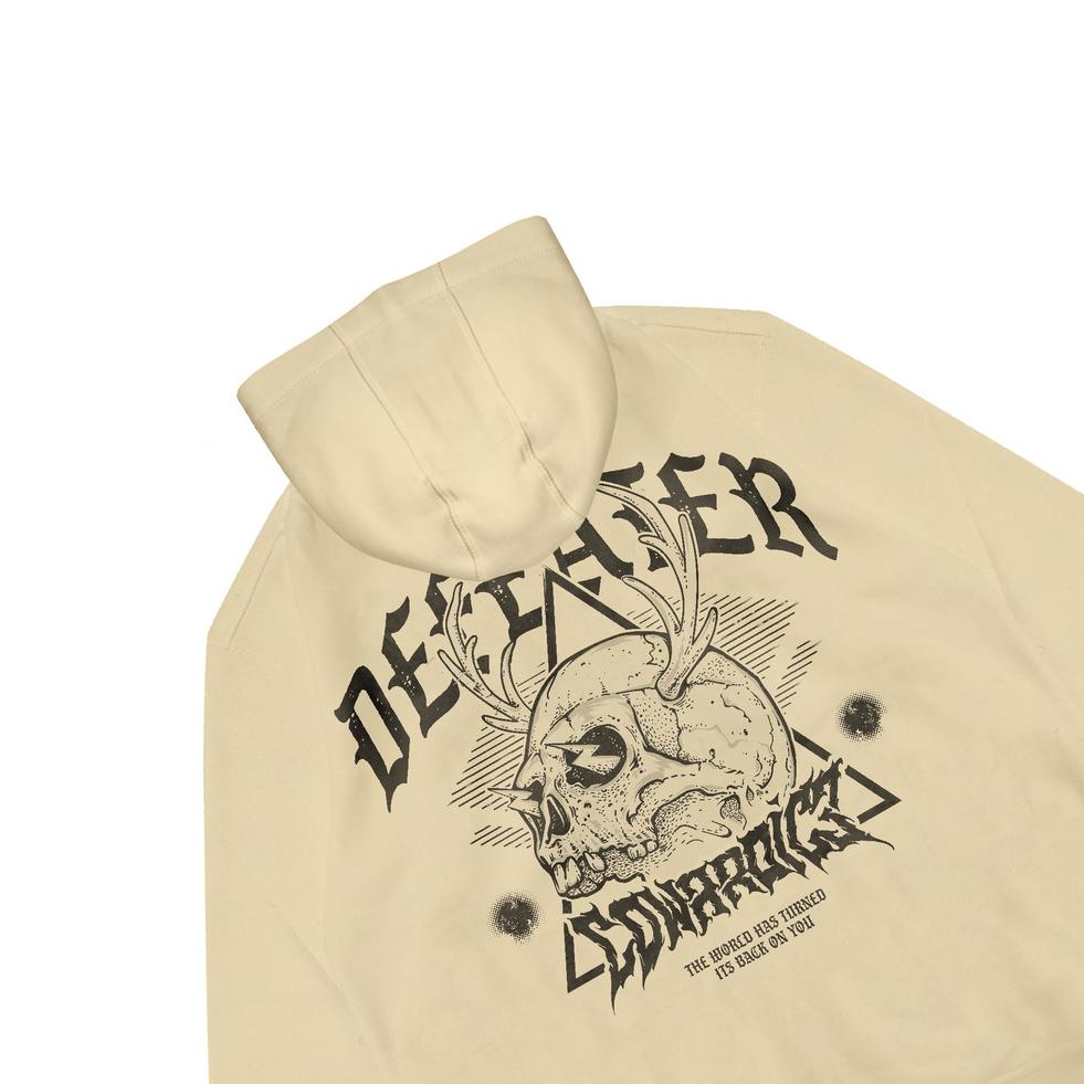 D70E GRDT Defeater Hoodie Cream UQO