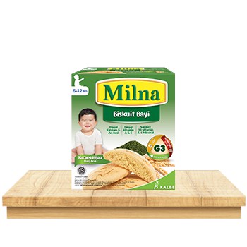 Milna Biskuit Bayi Makanan Cemilan Kering Usia 6 Bulan Kemasan 65 dan 130 Gram