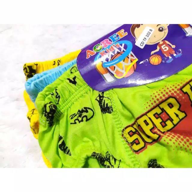 3 Pcs Cd Celana Dalam Anak Laki Laki Cowok Agree Kids Katun Original 1 3 5 7 10 12 Tahun Sempak Anak Kancut Anak Celana Dalam Boxer Anak Laki Laki Cowok Agree Kids Katun Original