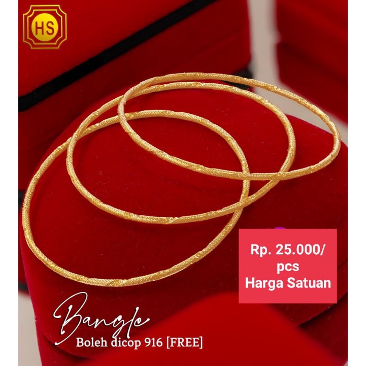 GELANG KERONCONG EMAS DUBAI BERLAPIS 24 K