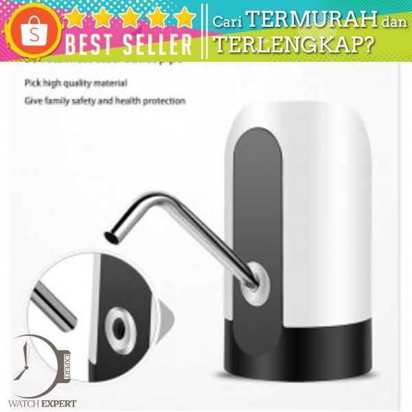 Alloet Pompa Elektrik Air Minum Galon Rechargeable Smart Wireless Pumping - SY-WD-01 - Black