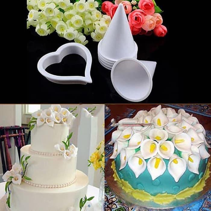 Cetakan  Bunga Lily fondant / Fondant Bentuk Bunga Lily