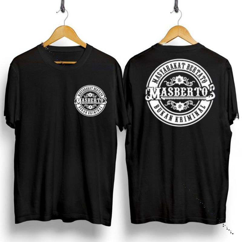 KAOS PRIA/ KAOS MASBERTO INDONESIAN SUBCULTURE/ KAOS DISTRO KEKINIAN