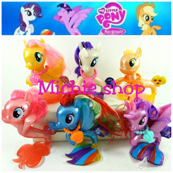 Figure My Little Pony Mermaid / Pony Duyung /Pony Tales