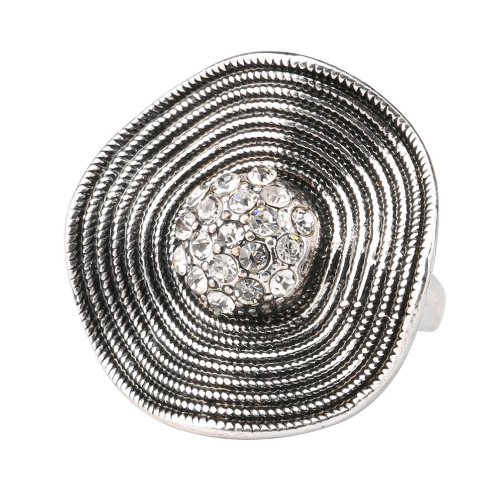 Hu Hu Hu Hu Hu Alat Bantu Pasang Kacamata♡ Cincin Wanita Hias Berlian Imitasi Gaya Bohovintage Berkilau Untuk Pesta Cocktailpernikahanhadiah