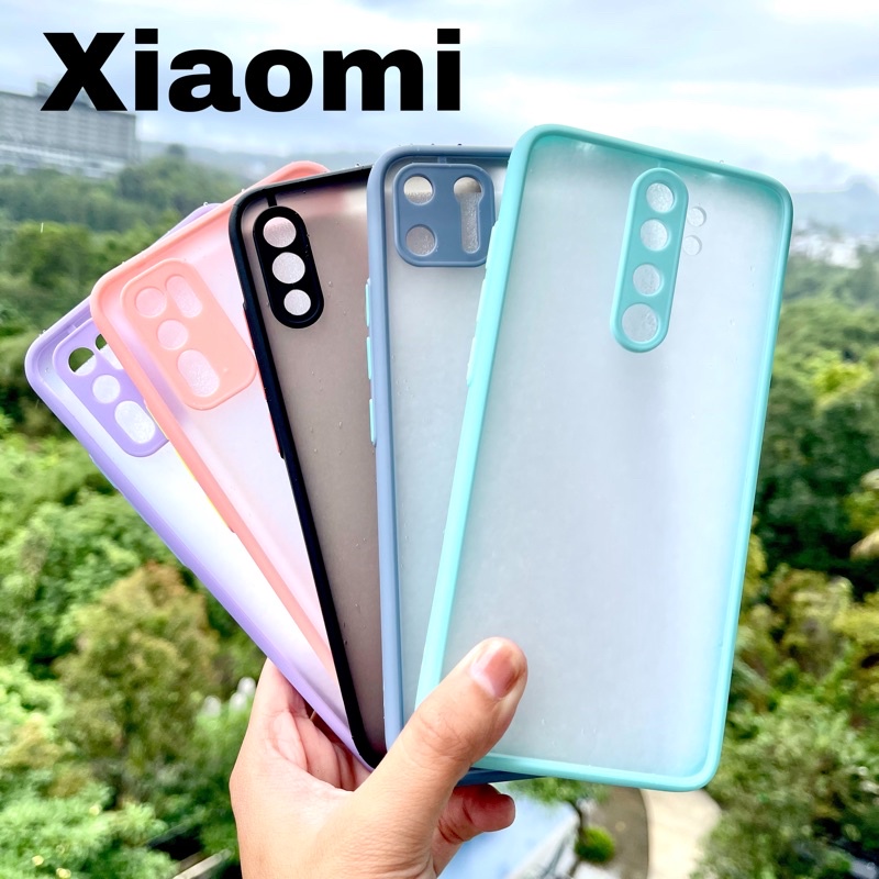 SOFTCASE FOR XIAOMI REDMI 7A 9A NOTE 7 8 9 10 PRO- SLIM HYBRID FULL CAMPRO