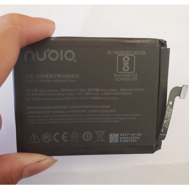 Batre Baterai Nubia Z17 Mini Zte Batre Zte Z17 Mini LI3829T44P6H796136 Original New