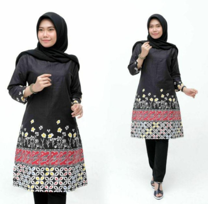 #bayar Di Tempat | Tunik Batik Modern Terlaris M - Jumbo