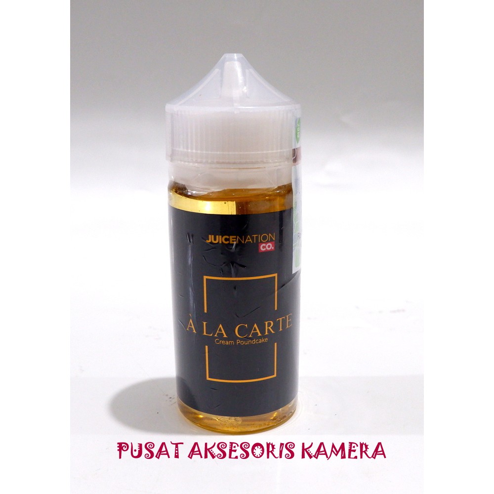 Jual Liquid ALA CARTE Cream Poundcake (Hitam) 6MG 100ML Original