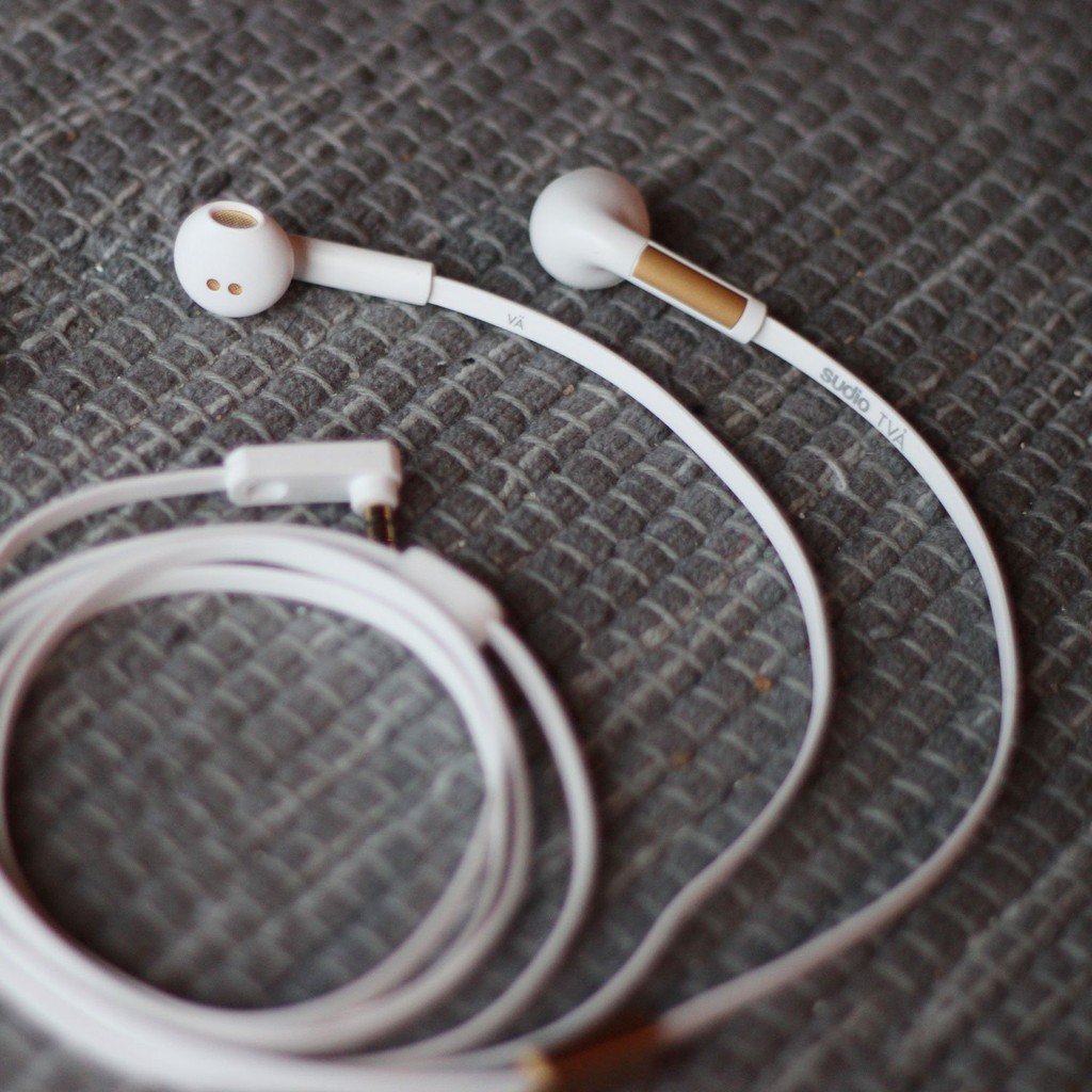 EARPHONE SWEDEN SUDIO TVA - WHITE