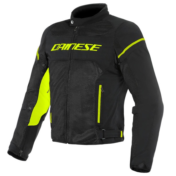 DAINESE AIR FRAME D1 D 1 D-1 TEX JACKET BLACK YELLOW | JAKET MOTOR