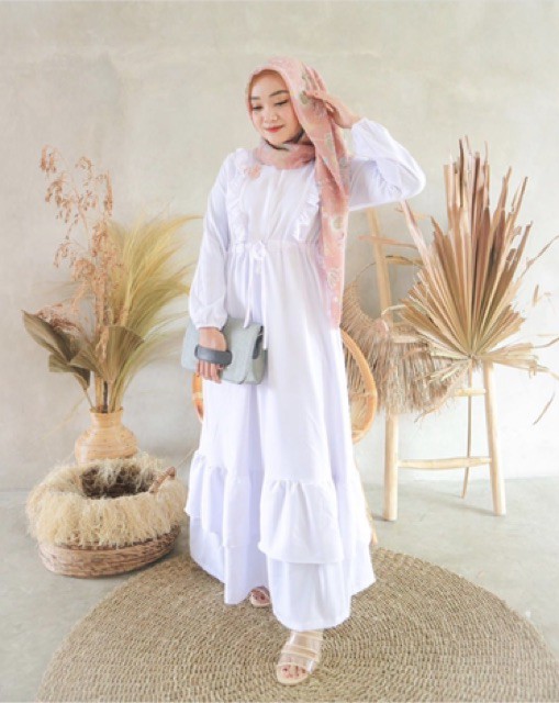 Koyu Hijab L.Zara Cela Dress Premium