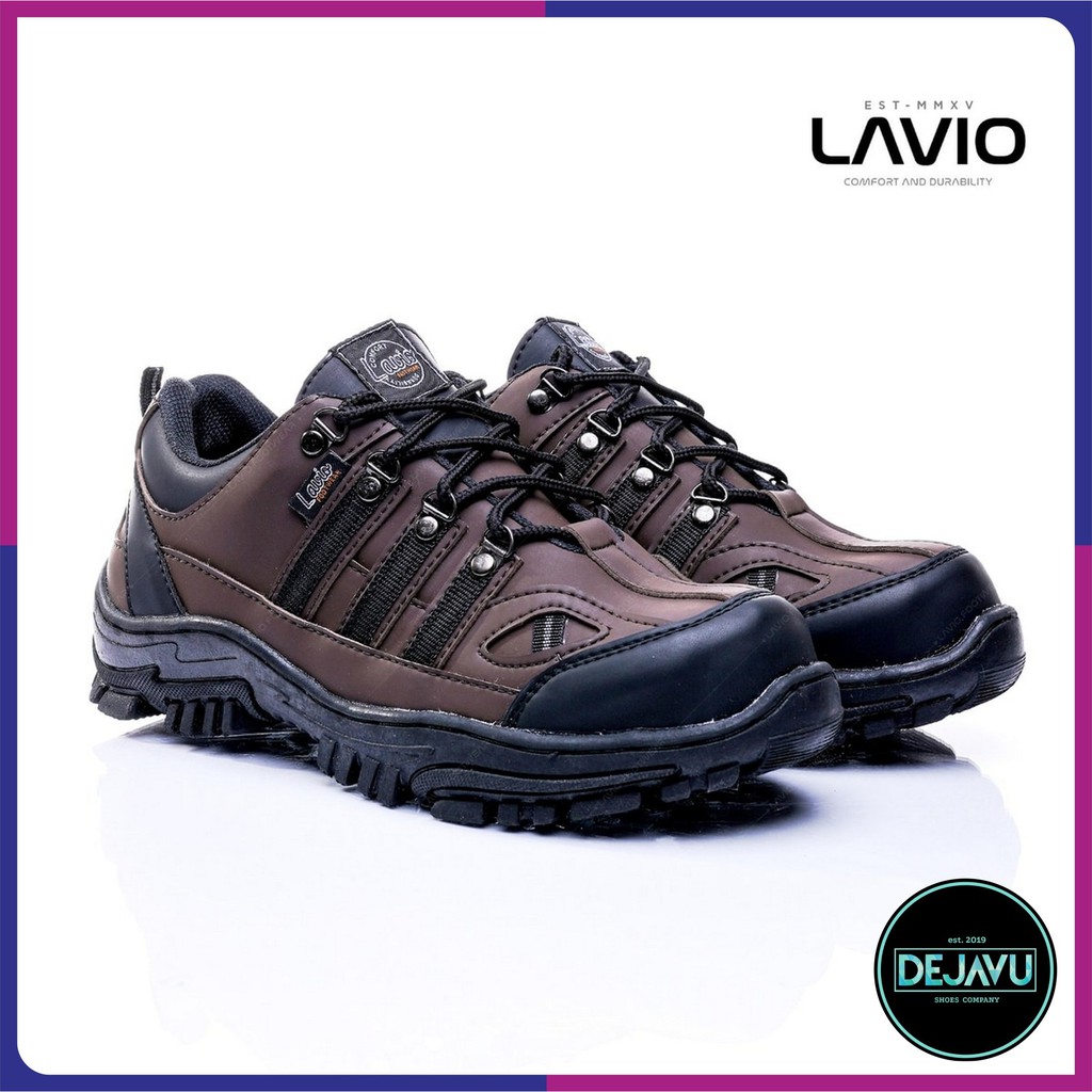 Sepatu Sefti Pendek Pria Lavio Nitro Low | Sefty Cowok Ori | Safety Ujung Besi | Septi Boots Outdoor