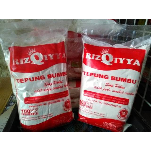 

Rizqiyya Tepung Bumbu - Rendah Vetsin/MSG 500gr