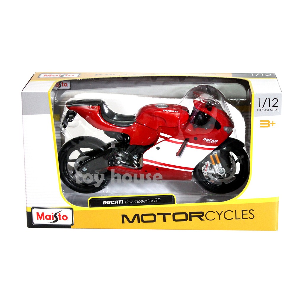 BFamzTH Maisto Diecast Motor Ducati Desmosedici RR 1 12 Miniatur Motor