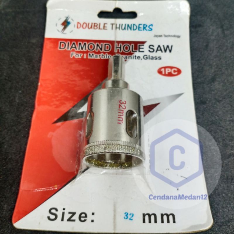 Double Thunders Mata Bor Kaca 32mm