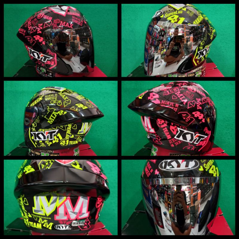 KYT HELM NFJ ESPARGARO 2019 PAKET KOMPLIT