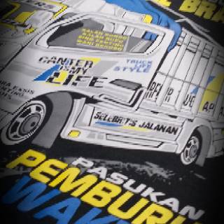 Kaos truck kata kata  driver pasukan pemburu waktu  original 