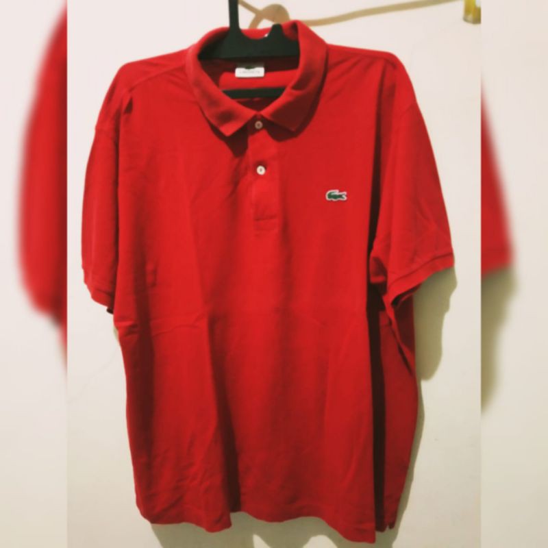 Baju Pria Bigsize Jumbo Branded Lacoste Original Preloved