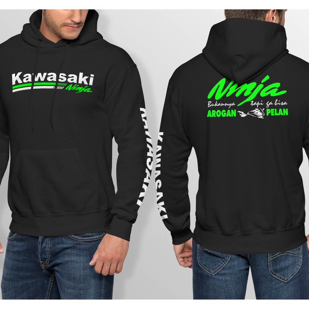 Sweater Jaket Kawasaki Ninja Bukannya Arogan Tapi ga Bisa 