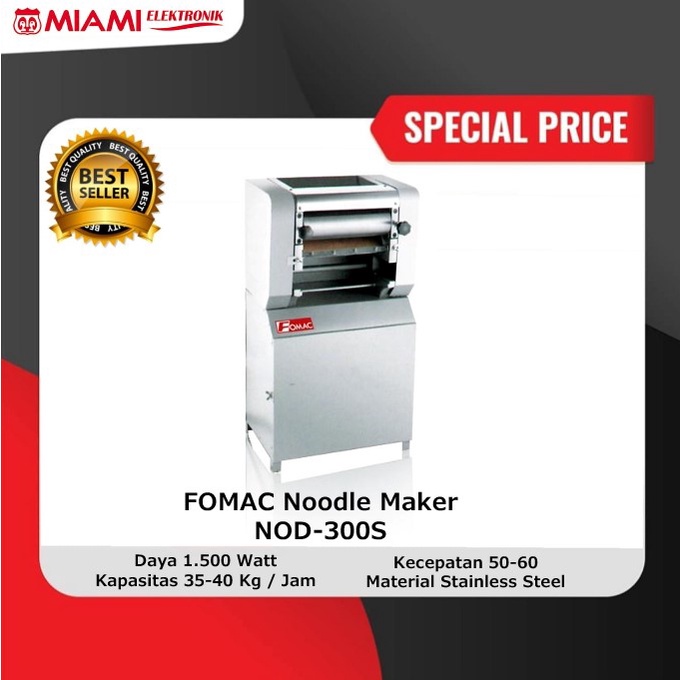 FOMAC Noodle Maker NOD-300S / Mesin Pembuat Mie NOD300S / NOD300