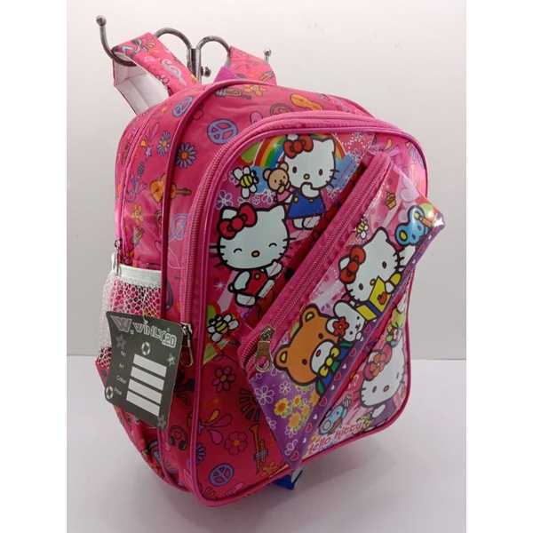 Ransel Sekolah Paud/ TK / SD kecil Willy+ Dompet 13inch