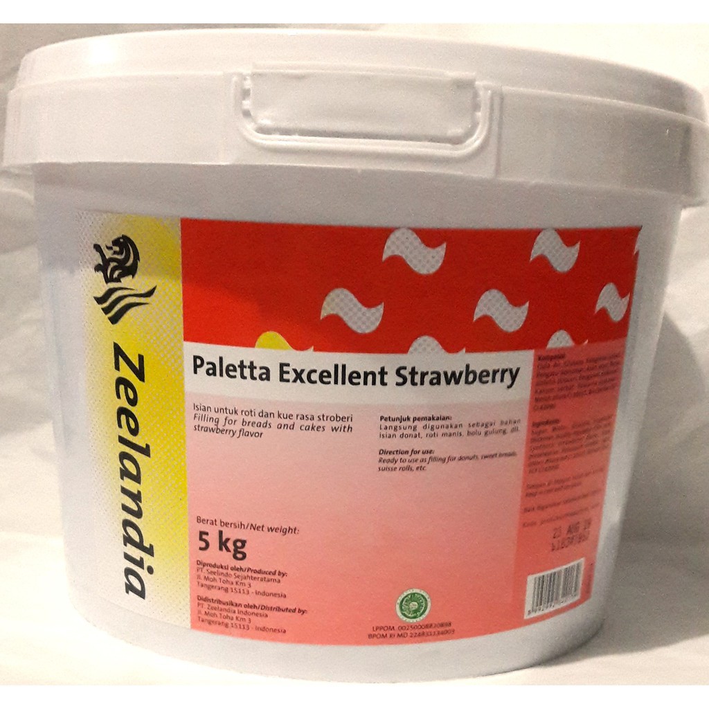 

Selai Strawberry Paletta Zeelandia repack 250gram