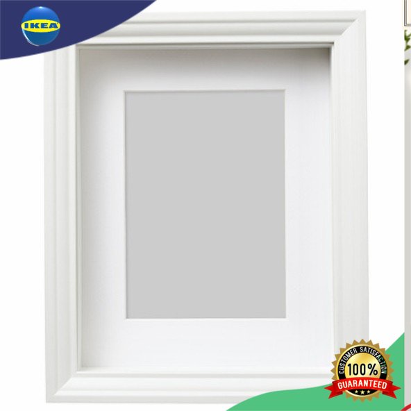 Frame foto ikeya VÄSTAN Bingkai Foto Dinding/Standing VS 20x25cm (5R) Original_Putih