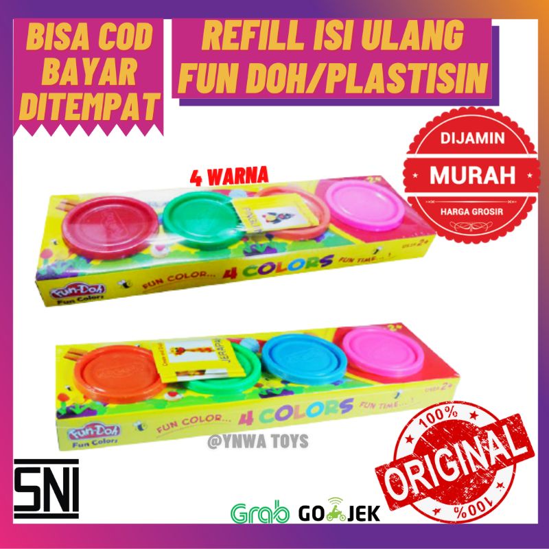 MAINAN ANAK REFILL ISI ULANG FUN DOH PLAY DOH/MAINAN ANAK REFIL ISI ULANG PLAYDOH FUNDOH/MAINAN ANAK