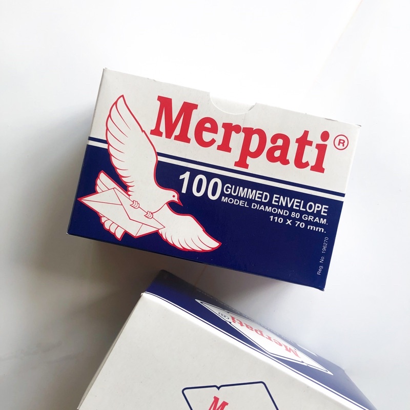 

Ready Stock Amplop Merpati Putih Isi 100 Pcs Amplop dengan Lem