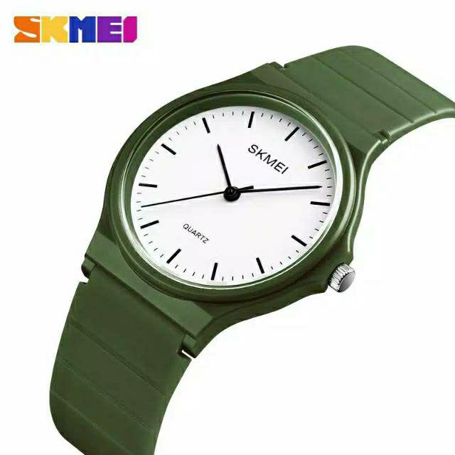 Jam SKMEI 1419 original ladies watch bergaransi free paper box-Green