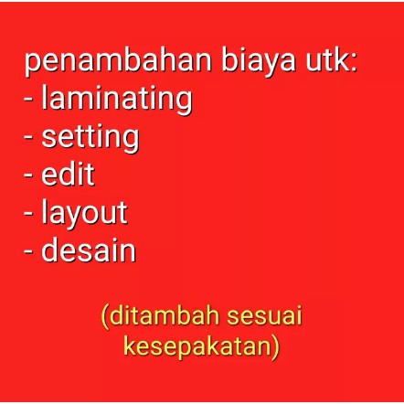 

Lain Lain utk 5 hari preorder