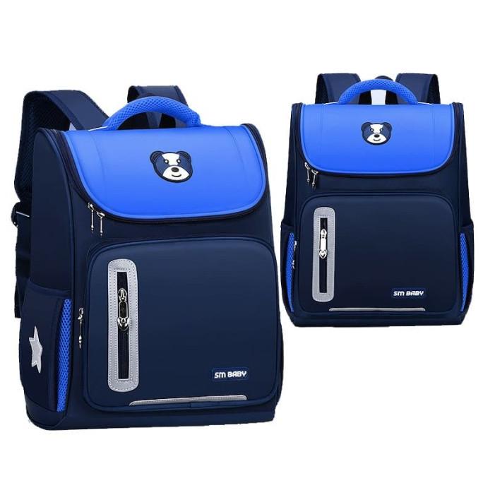TAS RANSEL IMPORT SEKOLAH ANAK SD / TK / LAKI / COWOK / CEWEK BAGUS - Biru