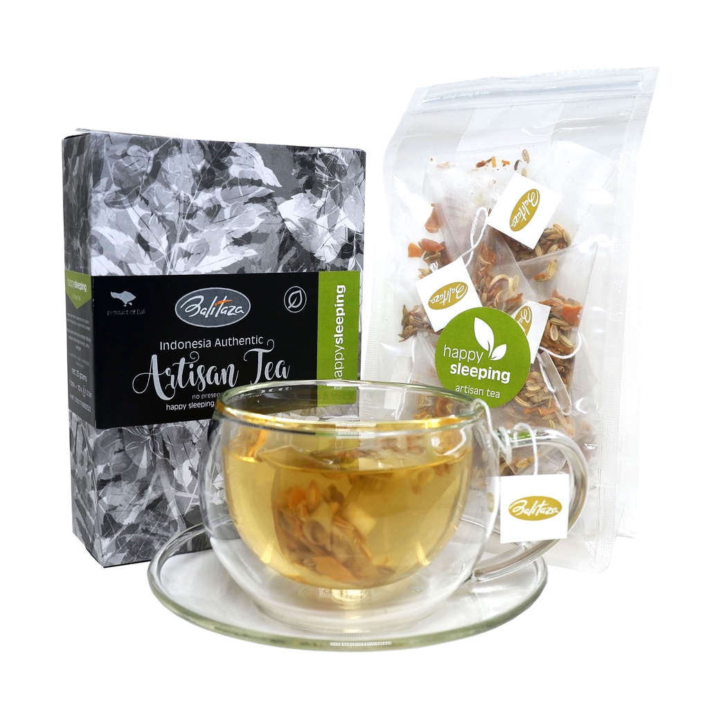 

Balitaza Happy Sleeping Tea 25gr (10 Tea bags) - Good night tea - Teh Balitaza - Balitaza artisan tea