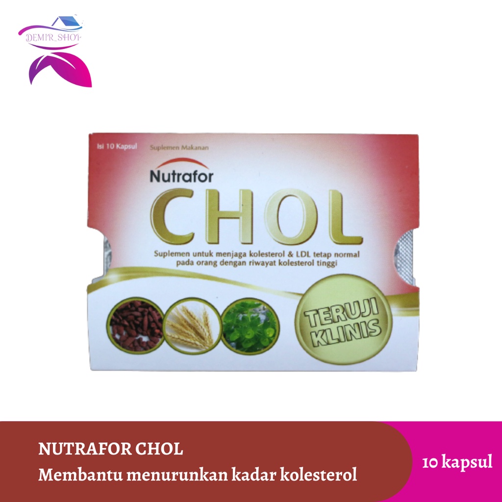 Nutrafor Chol Turunkan Kadar Kolesterol / Suplemen Jantung