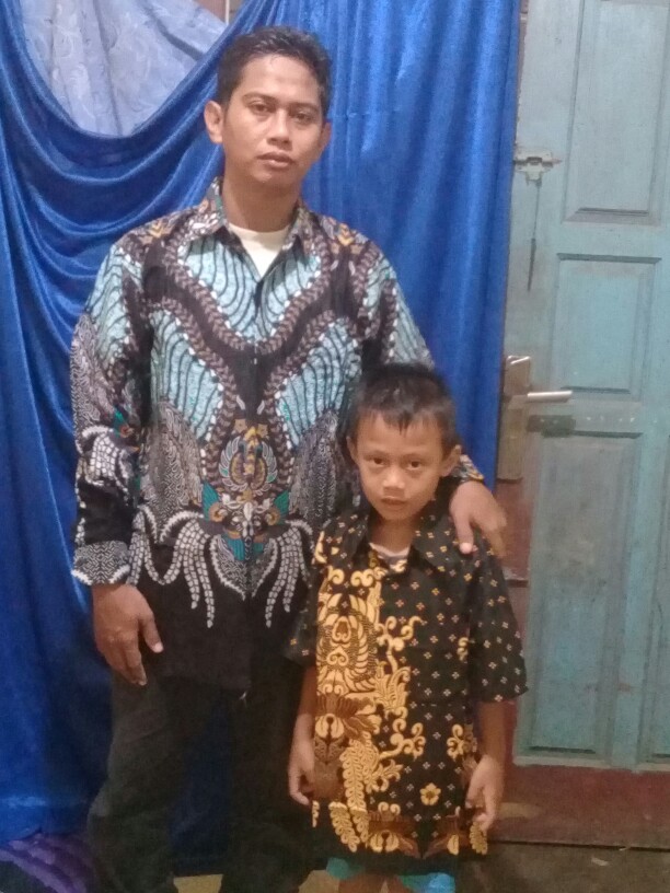 Batik Couple Keluarga Sania Ruffle Ori Ndoro Jowi Dnt Motif Gurita Kuning