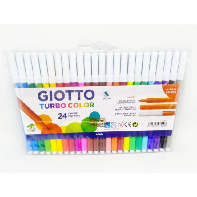 

Giotto Turbo Color W/ Wallet 24 Cols Cons