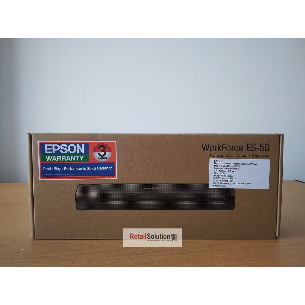 Epson ES50 WorkForce ES-50 Scanner Portable Sheetfeed Document