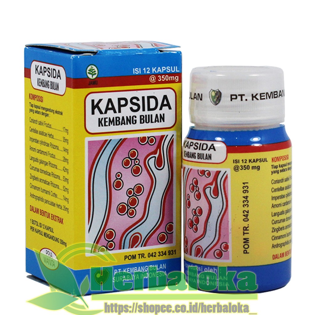 KAPSIDA Kapsul bersih darah Obat Jerawat Kembang Bulan Shopee KAPSIDA Kapsul bersih darah Obat Jerawat Kembang Bulan Shopee