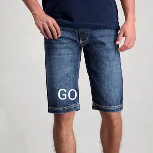 gof 35-CBV CARDINAL JEANS Celana Pria Celana Pendek Bermuda Casual Sobek Slimfit Reguler Fit Reguler