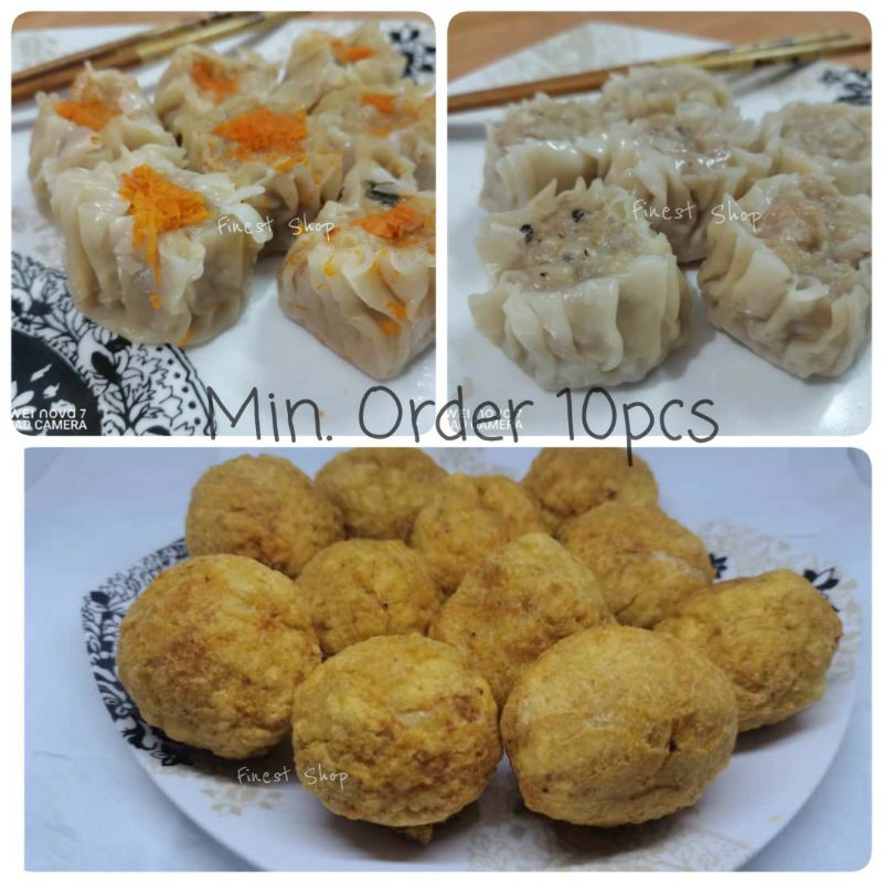 Bakso Goreng Ayam 10pcs Siomay Kuo Tie Goreng HALAL HOMEMADE ENAK Tanpa MSG Masakan Rumahan Cemilan