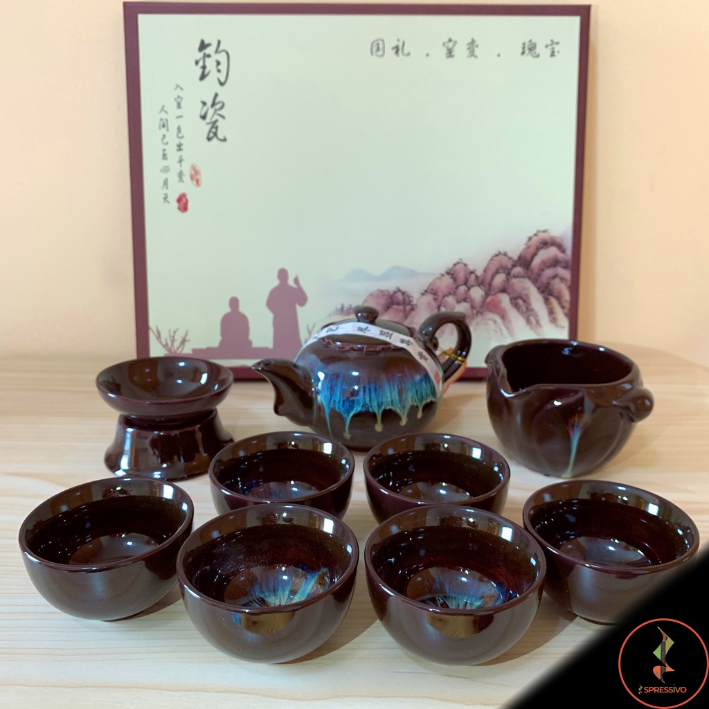 Teko 200ml + 6 Cangkir Saringan teh chinese tea set teapot [1002]