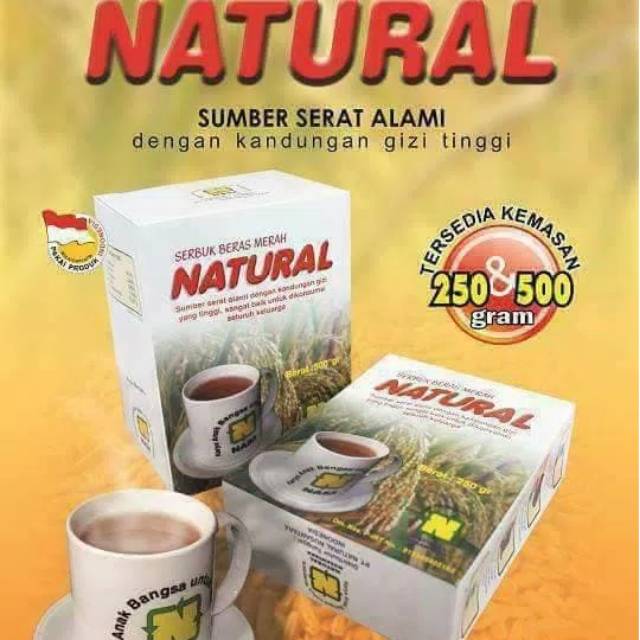 

Serbuk beras merah nusantara (SBMN) 250gr Nasa