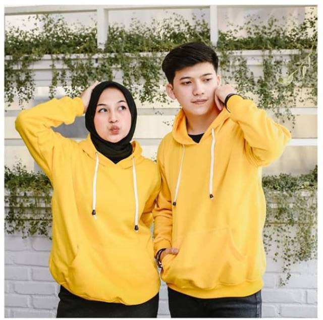 NATURAL SWEATER HOODIE POLOS WANITA - PRIA / UNISEX SWEATER