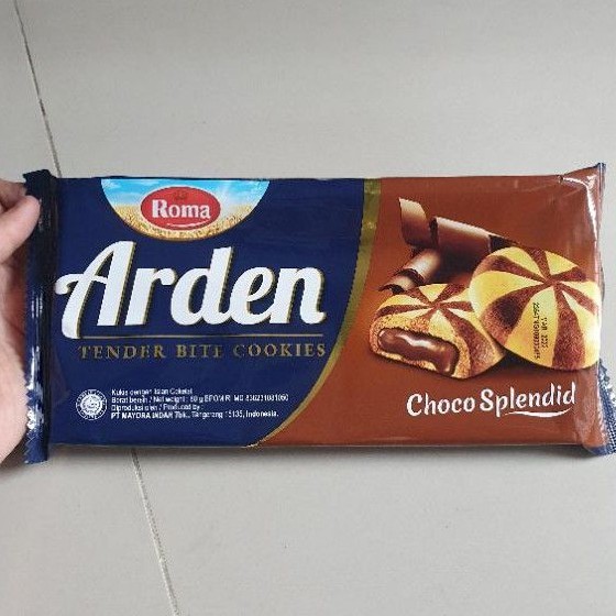 

Roma ARDEN Tender Bite Cookies CHOCO SPLENDID Biskuit coklat 80gr.