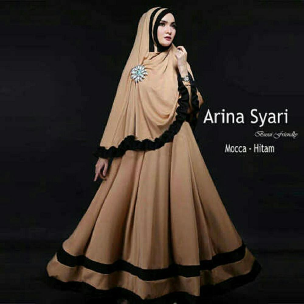 Dijual BAJU MUSLIM GAMIS SYAR I SETELAN HIJAB SYAR I ARINA Murah