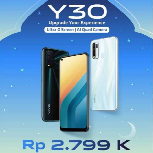 Vivo Y30 RAM 4/128GB GARANSI RESMI ERAFONE