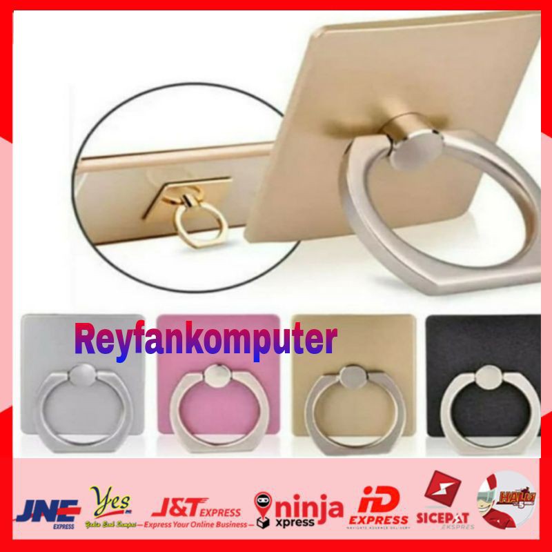 Ring Standing / JM Ringstent Fiber / Iring Stand Hp / Ring hp /  Ring Stent Handphone Bahan Fiber