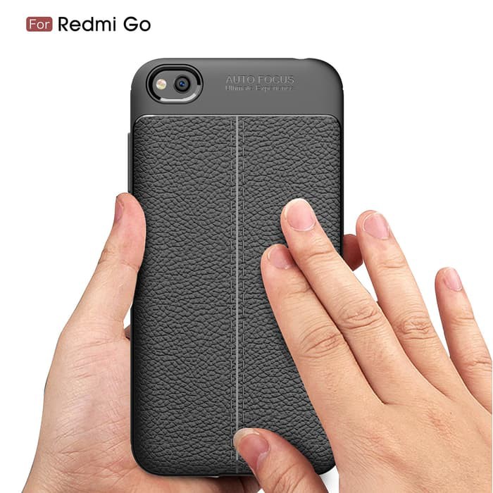 AUTO FOCUS CASE REDMI GO TPU LEATHER CASE VISEAON RUBBER CASE REDMI GO