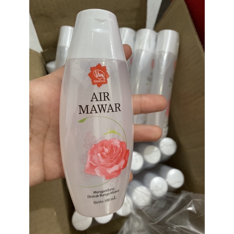 Viva Cosmetic - Air Mawar 100ml Rose Water - Toner - Penyegar Wajah - Pembersih Muka